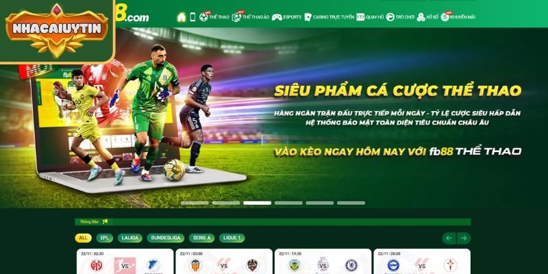 FB88 - Sở hữu giao diện theo dõi trận đấu trực quan