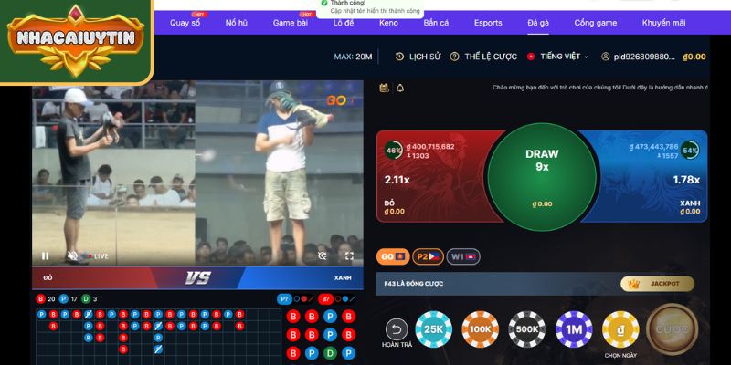 Top 7 Nhà Cái Đá Gà Uy Tín Với Chất Lượng Truyền Phát Cao 1 Bin88 - Top 7 nhà cái đá gà uy tín chú trọng góc quay